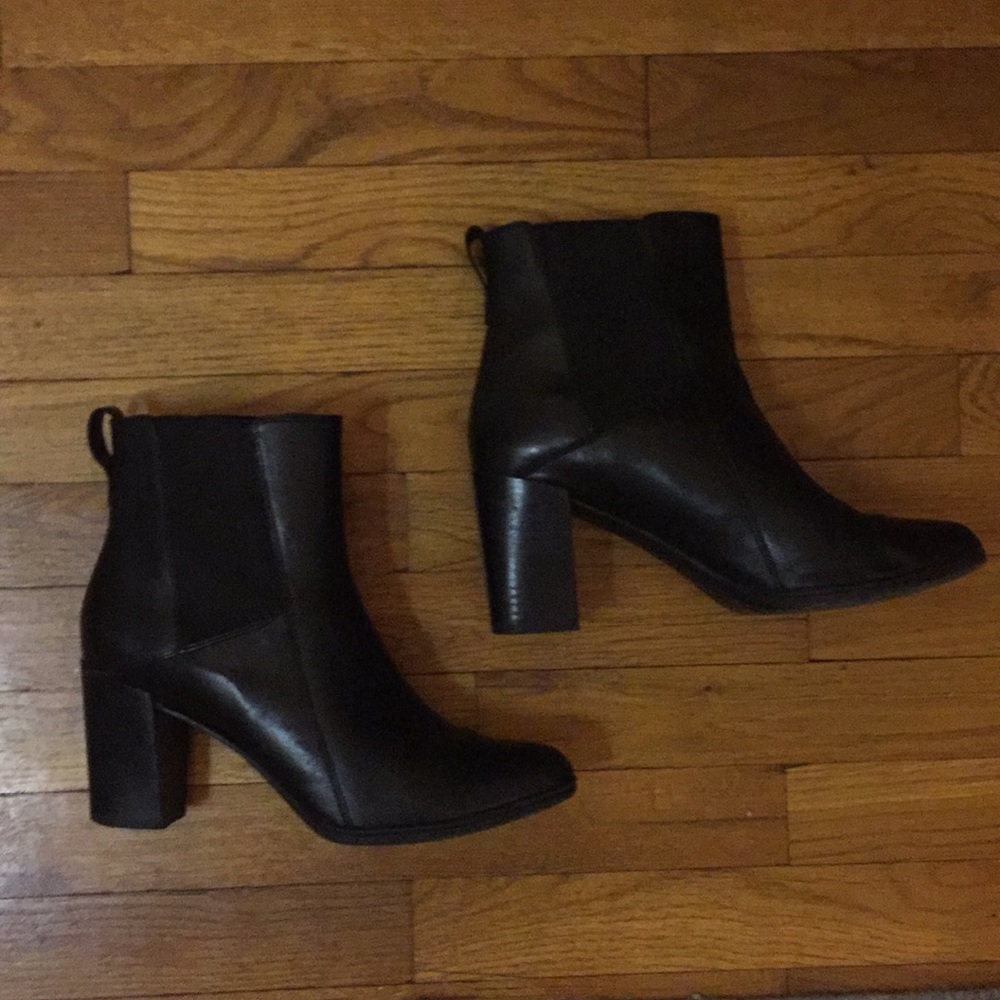 Clark’s heeled leather boots
